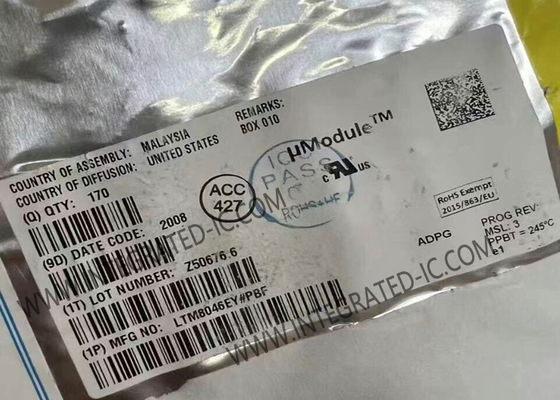 LTM8046EY Integrated Circuit Chip 550mA Isolated DC DC μModule Converter BGA51