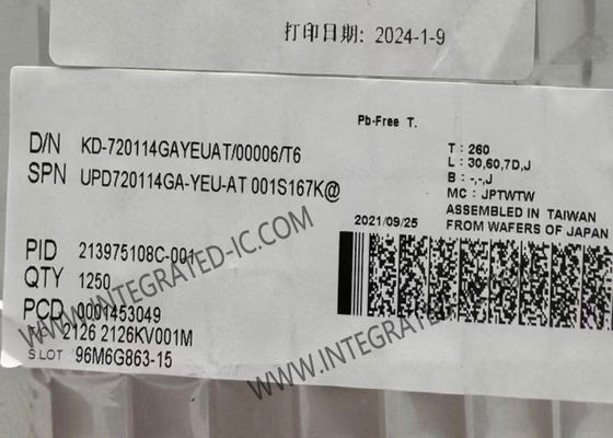 UPD720114GA Integrated Circuit Chip ECOUSB USB 2.0 Hub Controller TQFP48 USB Hub Controller