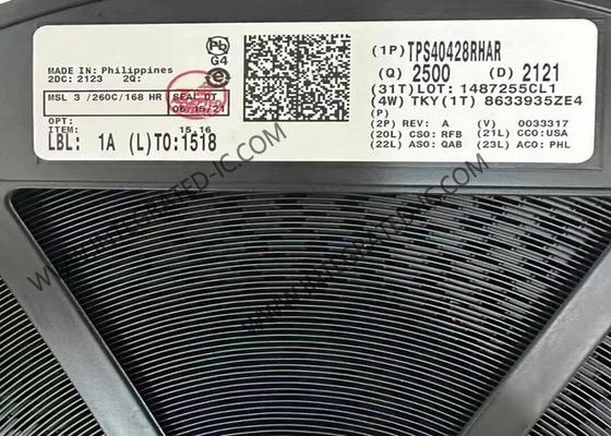 TPS40428RHAR Integrated Circuit Chip 2 Phase Synchronous Buck Driverless Controller