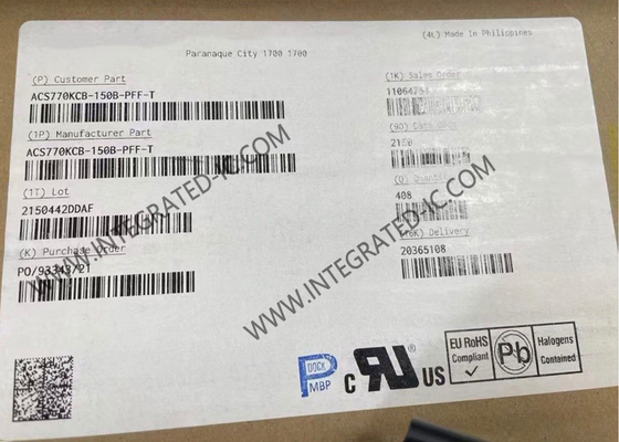 Sensor IC ACS770KCB-150B-PFF-T 150A Thermally Enhanced Current Sensor IC
