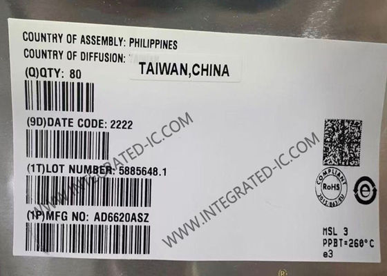 AD6620ASZ Integrated Circuit Chip 65MSPS Digital Receive Signal Processor