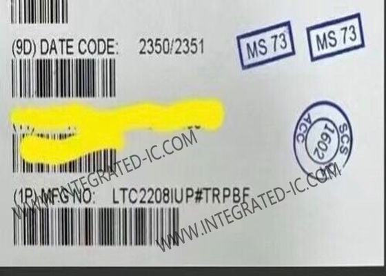 LTC2208IUP Integrated Circuit Chip 14Bit ADC 130Msps Analog To Digital Converter QFN64