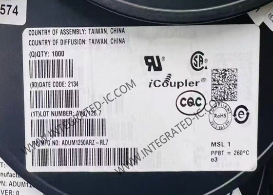 ADUM1250ARZ Integrated Circuit Chip Hot Swappable Dual I2C Isolator 1Mbps Digital Isolator