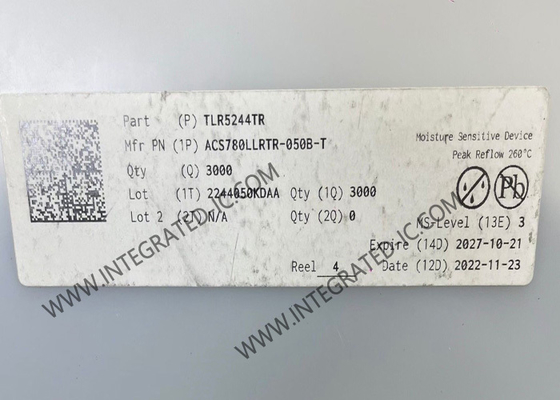 Sensor IC ACS780LLRTR-050B-T Current Sensor With 200µΩ Current Conductor