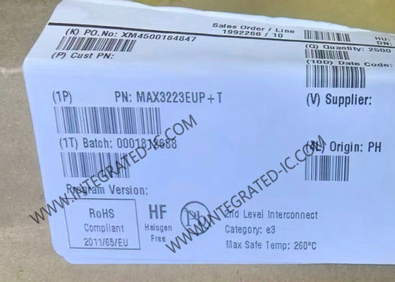 MAX3223EUP Integrated Circuit Chip 250kbps RS-232 Transceivers With AutoShutdown