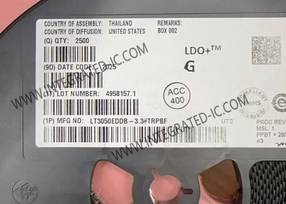 LT3050EDDB-3.3 Integrated Circuit Chip 100mA Linear Regulator With Precision Current Limit And Diagnostic Outputs