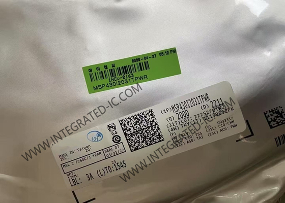 MSP430I2031TPWR Microcontroller MCU 16Bit MCU 16.384Mhz Mixed Signal Microcontrollers