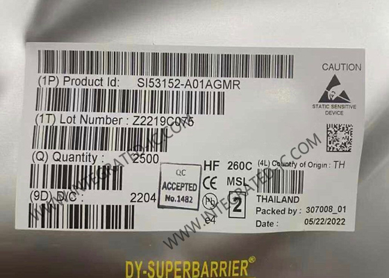 SI53152-A01AGMR Integrated Circuit Chip Spread Spectrum Tolerant PCIe Clock Buffer