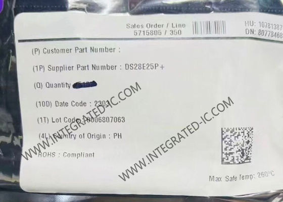 DS28E25P Memory IC Chip DeepCover Secure Authenticator With 1-Wire SHA-256 And 4Kb User EEPROM