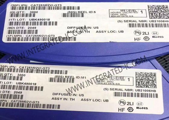 CAT25M02VI-GT3 Memory IC Chip 2Mbit EEPROM Serial Memory IC With SPI Interface