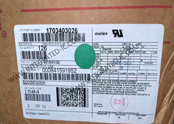 170340-3026 Connectors Impact Backplane Connectors 192POS Modular Connectors