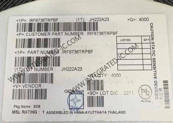 IRF8736TRPBF Integrated Circuit Chip 30V Single N-Channel HEXFET Power MOSFET Transistors