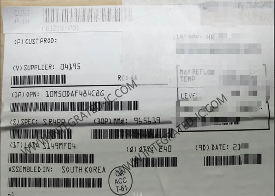 Power-Efficient 10M50DAF484C8G Field Programmable Gate Array 484-BGA Package