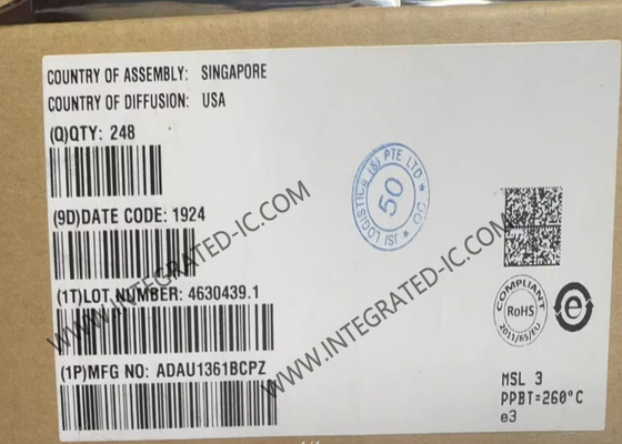 ADAU1361BCPZ Integrated Circuit Chip Stereo Low Power 96 kHz 24-Bit Audio Codec With Integrated PLL