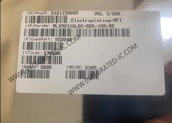 MLX90316LDC-BDG-100-RE Sensor IC Triaxis Mainstream Rotary Position Sensor IC SOIC8