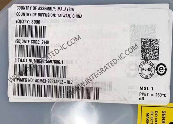 ADM6319B31ARJZ Integrated Circuit Chip Supervisory Circuits With Watchdogand Manual Reset
