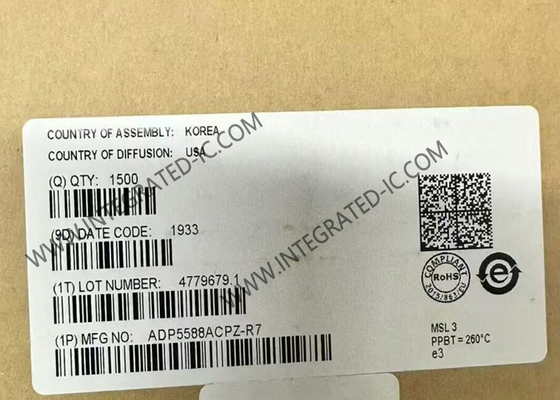 ADP5588ACPZ Integrated Circuit Chip Mobile I/O Expander 400kHz QWERTY Keypad Controller