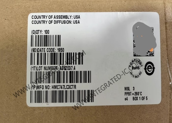 HMC747LC3CTR Integrated Circuit Chip 13Gbps D-Type Flip-Flop SMT16 Logic Devices