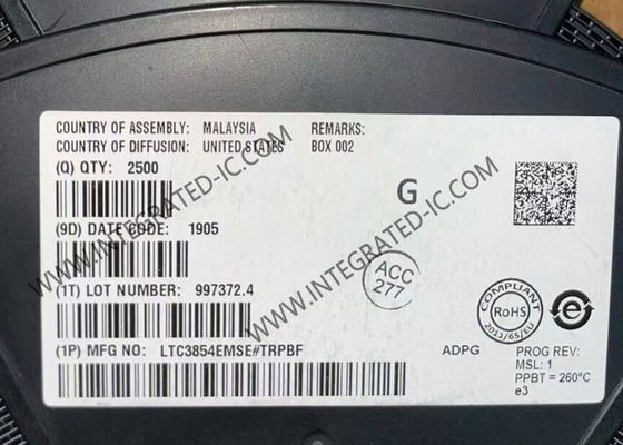 LTC3854EMSE 	Integrated Circuit Chip High Performance Synchronous Step-Down Switching DC/DC Controller