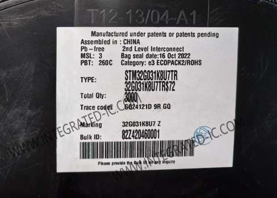 STM32G031K8U7TR Microcontroller MCU High-Performance Arm Cortex-M0+ 32-Bit Mainstream MCU