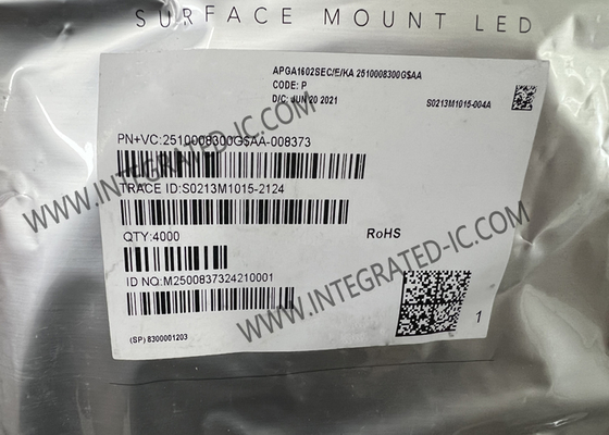APGA1602SEC/E/KA Integrated Circuit Chip Right Angle SMD Chip LED Lamp 624nm Red LED Indication