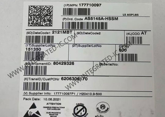 AS5145A-HSSM Sensor IC 12-Bit Programmable Magnetic Rotary Encoder SSOP-16
