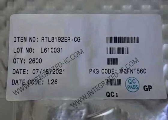 RTL8192ER Ethernet IC 802.11bgn PCIe Network Interface Controller QFN56