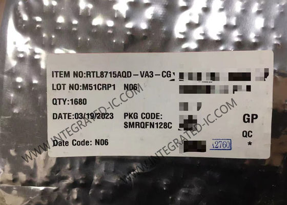 RTL8715AQD-VA3-CG Wireless Communication Module Wi-Fi IP Camera SoC Wireless Network Camera SoC