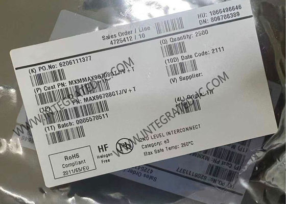 MAX96708GTJ Integrated Circuit Chip 14-Bit GMSL Deserializer With Coax Input