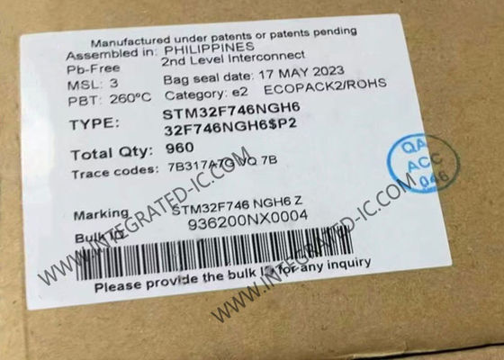 STM32F746NGH6 Microcontroller MCU Embedded Microcontrollers 216TFBGA Single Core