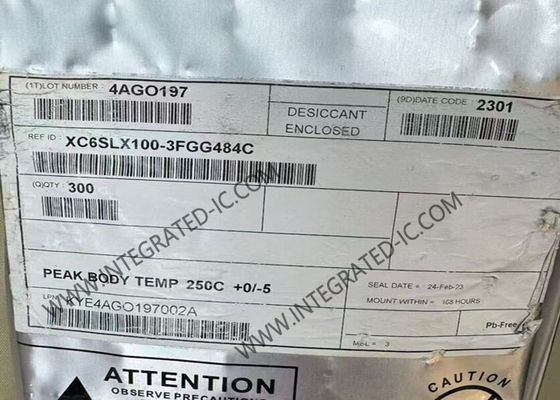 Field Programmable Gate Array XC6SLX100-3FGG484C Spartan-6 LX FPGA IC FBGA484