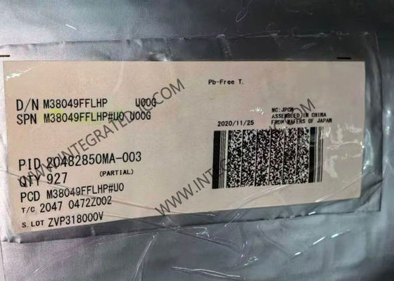 M38049FFLHP 8-Bit Microcontroller MCU with 2MHz Max Frequency in LFQFP-64 Package