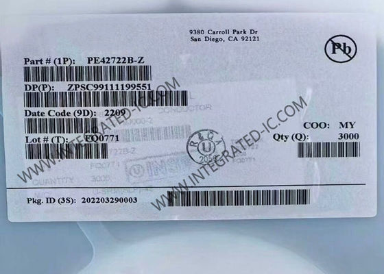 PE42722B-Z UltraCMOS SPDT RF Switch IC Wireless Communication Module 5MHz to 1.794GHz with Low Insertion Loss and High Isolation
