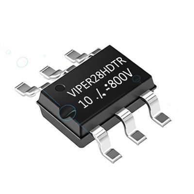 VIPER28HDTR Integrated Circuit Chip High Voltage Converter with 800V Output 20W Power and 115kHz Switching Frequency