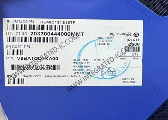 RE46C191S16TF Sensor IC Low Voltage Programmable Photoelectric Smoke Detector ASIC