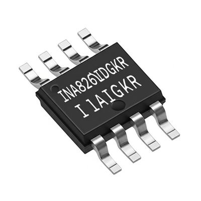 INA826AIDGKR Integrated Circuit Chip Precision Instrumentation Amplifier with Rail-to-Rail Output Low Power Consumption and Wide Supply Range