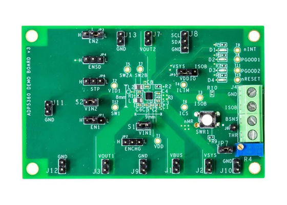 ADP5360CB-EVALZ Embedded Solutions 320mA Battery Charger Power Management Evaluation Board