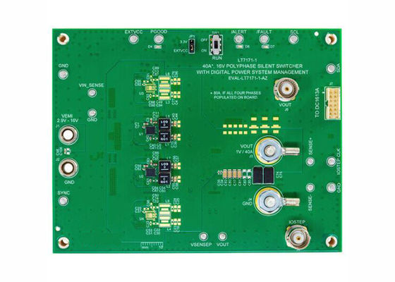 EVAL-LT7171-1-AZ Embedded Solutions PolyPhase Step Down Regulator Evaluation Board