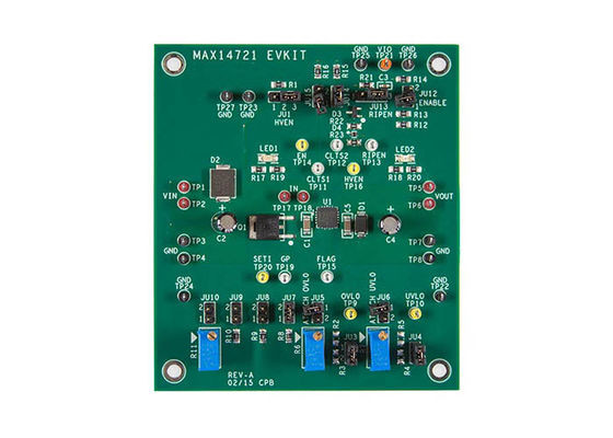 MAX14721EVKIT Embedded Solutions High-Accuracy Adjustable Power Limiter Evaluation Board