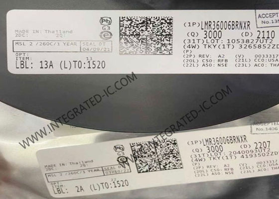 LMR36006BRNXR Integrated Circuit Chip Synchronous Step-Down Converter with 0.6A Output Current 1 MHz Switching Frequency and 4.2V to 60V Input Voltage