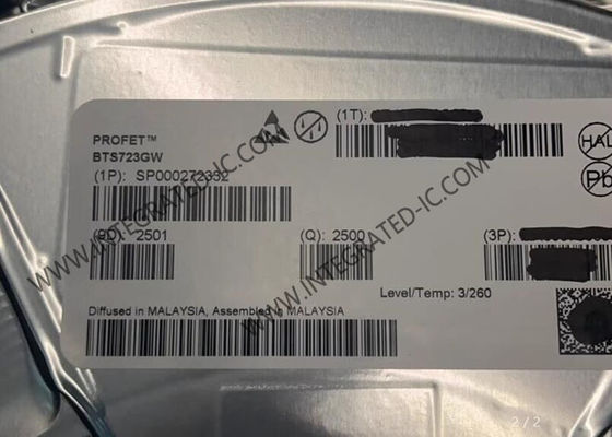 BTS723GW Integrated Circuit IC Chip 7V to 58V Smart High-Side Power Switch with 2 Output and 2.9 A Current