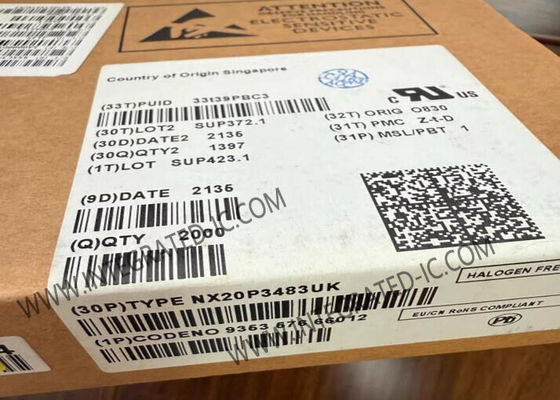 NX20P3483UK Integrated Circuit Chip USB Power Delivery IC with USB-C 3.0 3.4A Operating Current and 2.7V to 5.5V Operating Voltage