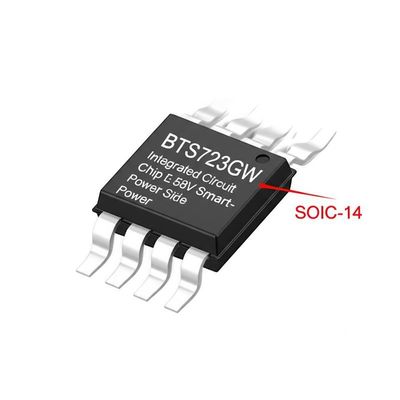 BTS723GW Integrated Circuit IC Chip 7V to 58V Smart High-Side Power Switch with 2 Output and 2.9 A Current