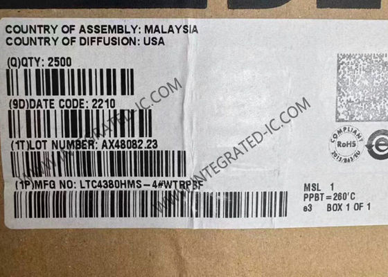 LTC4380HMS-4 Integrated Circuit Chip with Low Quiescent Current Surge Protection and Automotive Grade