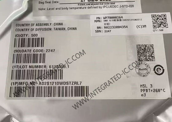 AD2S1210WDSTZ Integrated Circuit Chip R/D Converter with 10-bit to 16-bit Resolution 3125 rps Tracking Rate and ±2.5 Arc Minutes Accuracy