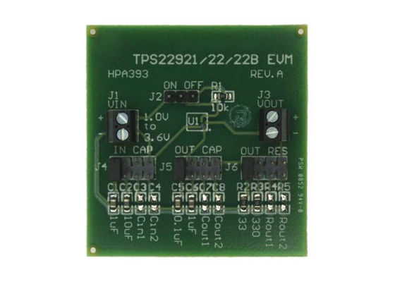 TPS22922BEVM Embedded Solutions Power Distribution Switch 2A Load Switch Evaluation Module