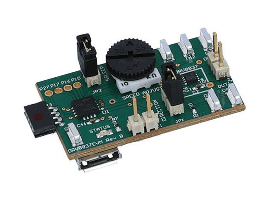 DRV8837EVM Embedded Solutions 12V 1.8A Half Bridge Motor Driver Evaluation Board