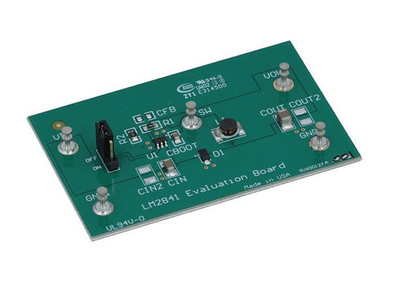 LM2841YMK-ADJEV Embedded Solutions Evaluation Board For The LM2841 Buck Converter