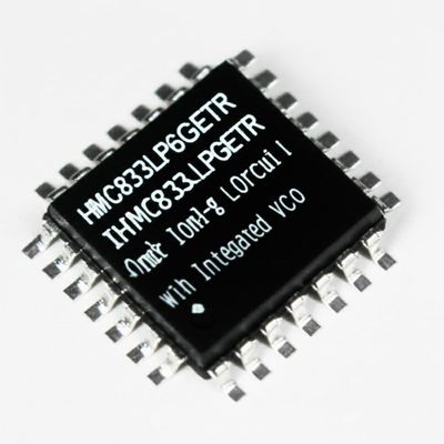 HMC833LP6GETR Integrated Circuit Chip PLL with 25 MHz to 6 GHz Range 100 MHz Phase Detector Rate and 40 Lead 6x6 mm SMT Package