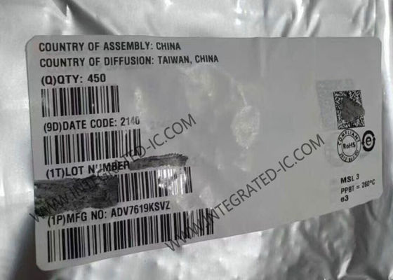 ADV7619KSVZ HDMI Receiver Integrated Circuit Chip 3GHz 2 Channel HDMI 1.4a High Definition Multimedia Interface